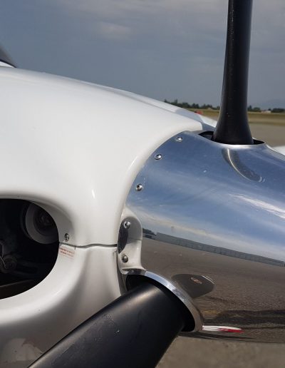 Cirrus SR20 Aircraft nose detail